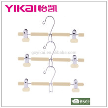 2015funtional EVA foam coated padded metal skirt hangers in natural color